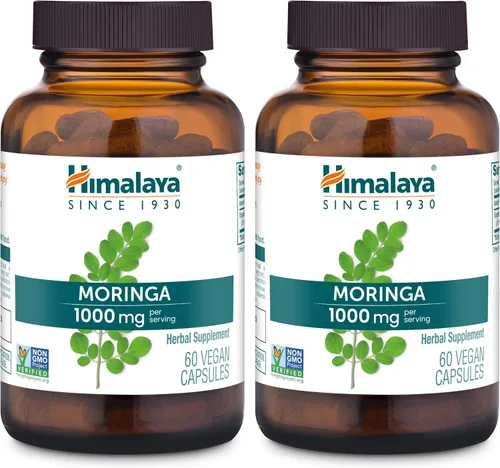 Vista 8 de Himalaya Moringa - Suplemento antioxidante de superalimentos a base de hierbas que apoya el bienestar, la vitalidad y el estrés oxidativo, vegano