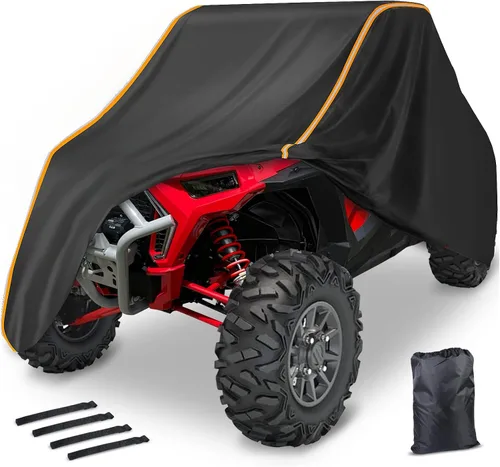 Vista 9 de StarknightMT Cubierta para UTV 420D RZR de alta resistencia de 2 a 3 plazas Verde fluorescente