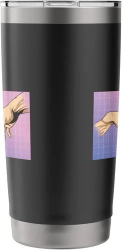 Vista 4 de Vaporwave Aesthetic Music audiocassette Synthwave Vaporwave Stainless Steel Insulated Tumbler