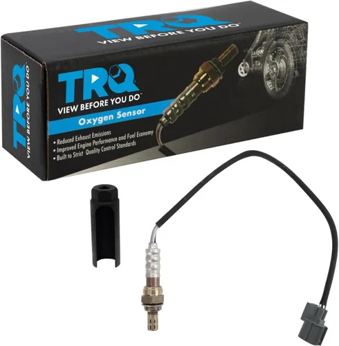 Vista 200 de TRQ Sensor de Oxígeno O2 de 4 Hilos de Banda Estrecha Compatible con VW Atlas 2.0L 2018-21, VW GTI 2.0L 2016-18, Audi A3 Quattro 2.0L 2015-18, VW