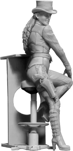 Vista 3 de Master box 1/24 amigos extraños serie 1 al final del universo, estafadora femenina Jacqueline plástico MB24033