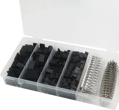 Vista 7 de WMYCONGCONG 900 unids servo conector servo cable conector macho hembra pin kit para Futaba estilo servo conector