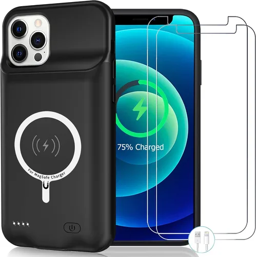 Vista 17 de Funda de batería para iPhone 8/7/6S/6/SE 2020/SE 3, 10000mAh Funda protectora de carga portátil recargable compatible con iPhone 8/7/6S/6/SE 2020/SE