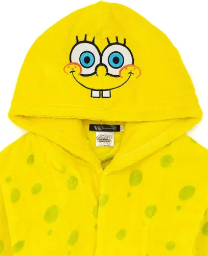 Vista 4 de SpongeBob SquarePants Albornoz Niños Amarillo Personaje Pijama Bata