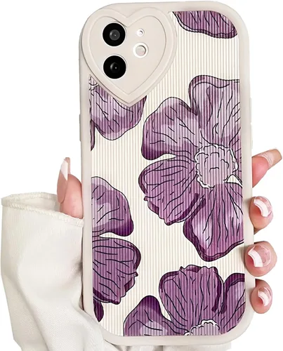 Vista 29 de Lovmooful Funda para iPhone 11 con diseño de oso lindo floral con lentes de Flor de Oso2