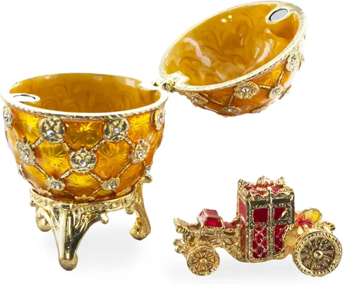 Vista 4 de BestPysanky 1897 Coronation Royal Imperial Huevo de Pascua 2.5 pulgadas