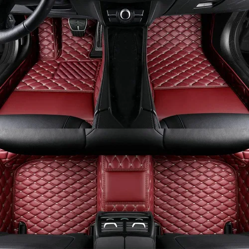 Vista 26 de Alfombrillas de cuero de lujo personalizadas para todo tipo de clima, para el 99 % de los sedán, SUV, automóvil deportivo, para hombres y mujeres