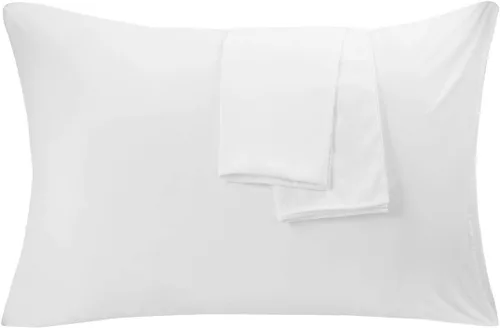 Vista 14 de PiccoCasa Paquete de 2 fundas de almohada de microfibra cepillada de lujo de 1800 hilos, fundas de almohada suaves para almohada estándar