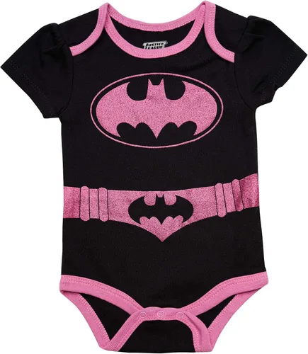 Vista 6 de DC Comics Liga de la Justicia - Paquete múltiple de body para niña recién nacida
