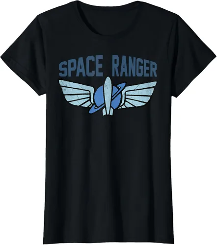 Vista 28 de Disney Pixar Toy Story 4 Buzz Lightyear Space Ranger Badge - Camiseta, Negro, S