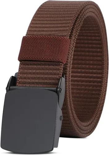 Vista 9 de SUOSDEY Cinturones de nylon para hombres Cinturón táctico militar de la web hebilla de metal resistente 1.5 pulgadas