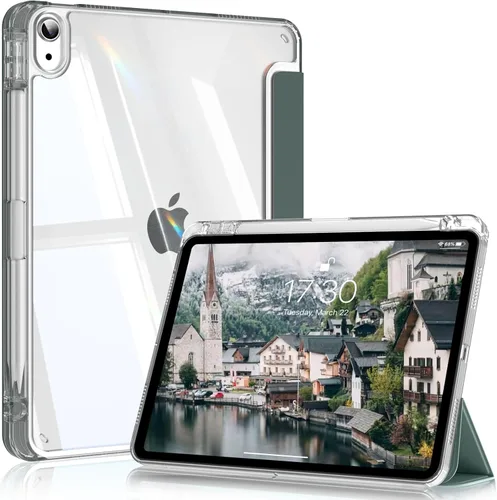 Vista 16 de Compatible con iPad (A16) de 11ª generación de 11 pulgadas 2025, funda para iPad de 10.9 pulgadas 2022, parte trasera transparente y cubierta