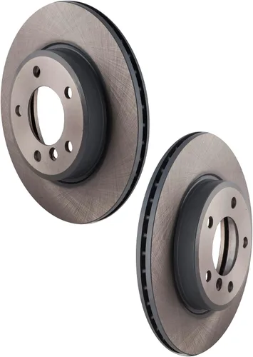 Vista 4 de Nuevo Juego Frenos VIC-3842 Discos de freno ventilados internamente 2 piezas delantero izquierdo/derecho compatible con FIAT DOBLO / MINIVAN