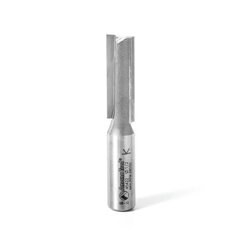 Vista 13 de Amana Tool 45424 Broca de enrutador de inmersión recta de alta producción con punta de carburo, 0,5 pulgadas de diámetro x 3,81 pulgadas CH x 0,5