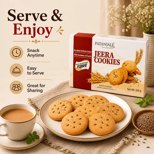 Vista 5 de Patanjali Biscuit Jeera (paquete de 3) - 7.05 oz