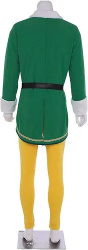 Vista 5 de Men's Elf Cosplay Costume Halloween Christmas Buddy Fancy Party Outfits