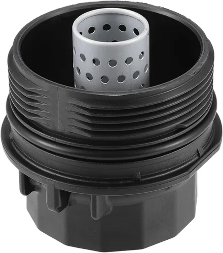 Vista 4 de X AUTOHAUX Cubierta negra del casquillo del filtro del motor del aceite del coche para Toyota para Lexus para Scion para Pontiac 15620-0T010