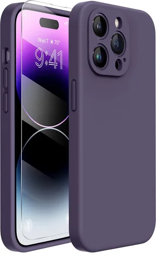 Vista 194 de Miracase Funda ultradelgada diseñada para iPhone SE 2022 (3ª generación)/iPhone SE 2020 (2ª generación)/iPhone 7/iPhone 8 con protector de pantalla