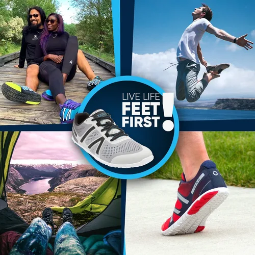 Vista 8 de Xero Shoes HFS - Tenis de fitness para hombre, ligeros, inspirados en la sensación de ir descalzo, minimalistas Tenis Zero Drop