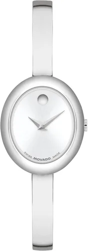 Vista 14 de Movado Women's Museum Bangle Watch – Swiss Quartz – 21 mm Case – Classic Stainless Steel Bracelet – Gift for Her