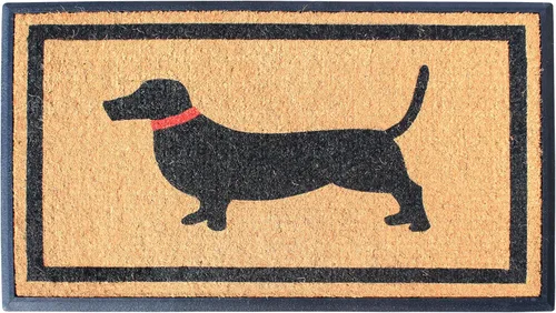 Vista 11 de A1HC Tapete para Puerta de Fibra de Coco Natural y Caucho, 30"x48" – Grueso, Duradero, Resistente, Anti-Desprendimiento, Resistente a la Medio