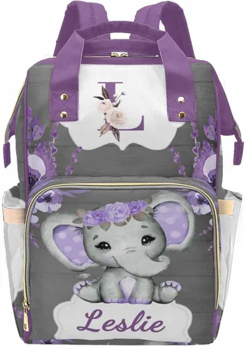 Vista 41 de Newcos Bolsa de pañales personalizada con estampado de corona con nombre personalizado de África negra para mujer, bolsa de pañales de viaje casual