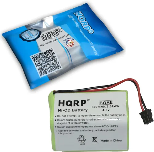 Vista 2 de HQRP Batería compatible con Uniden Bearcat SPORTCAT BP-120 BP120 BP-150 BP150 BP-180 BP180 BP-250 BP250 BBTY0356001 Reemplazo