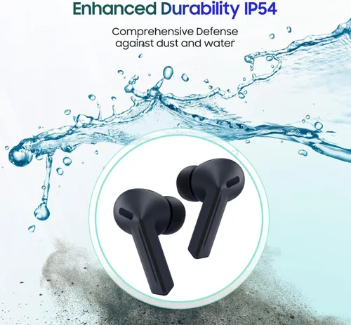 Vista 5 de Samsung Galaxy Buds 3-FE (2025) Auriculares Bluetooth inalámbricos verdaderos, cancelación activa de ruido, llamadas claras, batería de larga