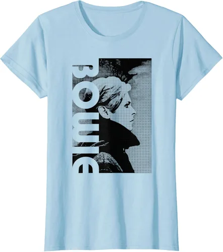 Vista 4 de David Bowie - Camiseta de perfil bajo, Gris Gris Oscuro