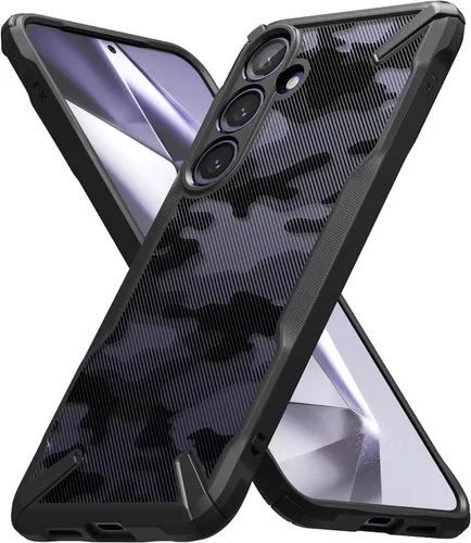 Vista 39 de Ringke Fusion-X [revestimiento dual antiarañazos] compatible con Samsung Galaxy A14 (4G y 5G), parachoques aumentado transparente, parte trasera