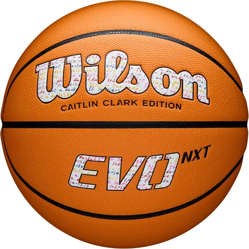 Vista 11 de Wilson NCAA Evo NXT Balones de Baloncesto Oficiales para Juegos en Interiores - Tamaños 6 y 7