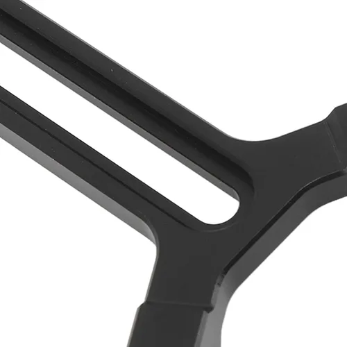 Vista 8 de Soporte Y con ruedas dobles para sistema de soporte de lente S SC, soporte de lente largo, en forma de Y con tornillo de 1/4 pulgadas, ajustable