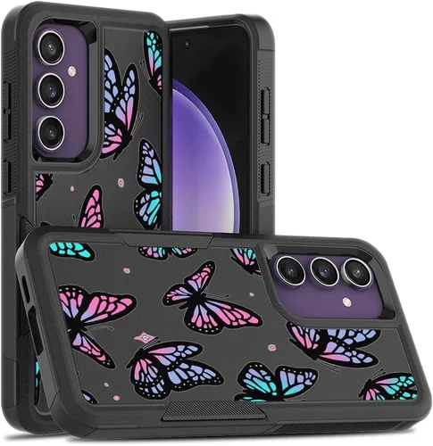 Vista 57 de Funda para teléfono Galaxy S20 FE 5G, funda de mariposa para Samsung Galaxy S20fe, funda resistente para Samsung S20 FE 5G/4G, funda protectora