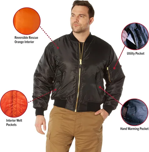 Vista 6 de Rothco MA-1 Chaqueta de vuelo para hombre