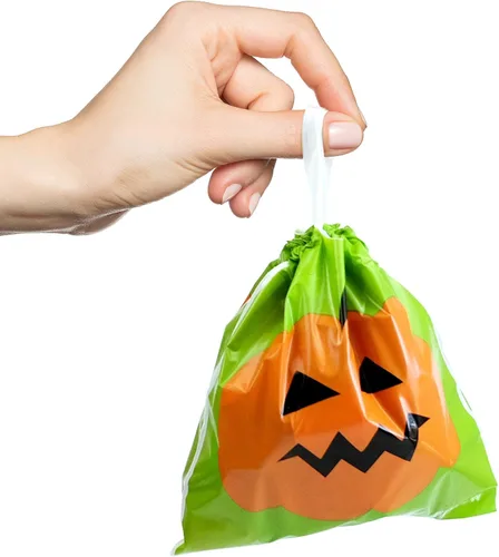 Vista 2 de Paquete de 72 bolsas de Halloween – Bolsas de golosinas, dulces, golosinas, regalos de fiesta y bolsas de truco o trato para fiestas