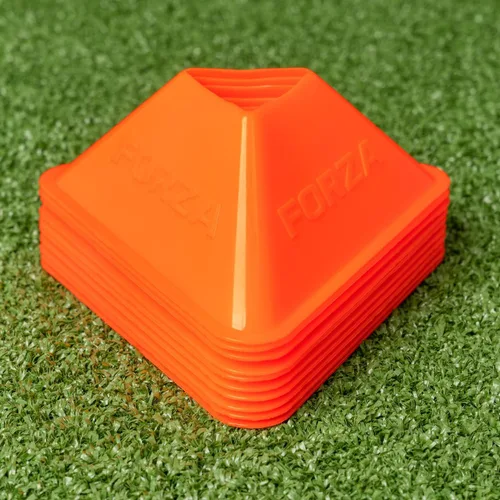 Vista 9 de FORZA Mini conos de entrenamiento de 2 pulgadas, paquete de 40 unidades, ejercicios y entrenamiento, multideporte, fútbol, hockey, entrenamiento
