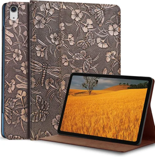 Vista 15 de Funda de cuero Gexmil para iPad (A16) de 11ª generación de 11 pulgadas 2025, funda para iPad de 10ª generación de 10.9 pulgadas 2022, funda