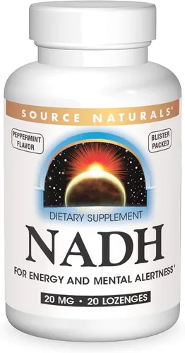 Vista 7 de Source Naturals NADH 20 mg, aumenta la energía y el estado de alerta mental*, 10 pastillas