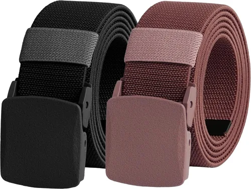 Vista 44 de UNGGJKB Men's Tactical Belt, Nylon Casual Elastic Belt, Work Belt That Can Be Cut And Adjusted