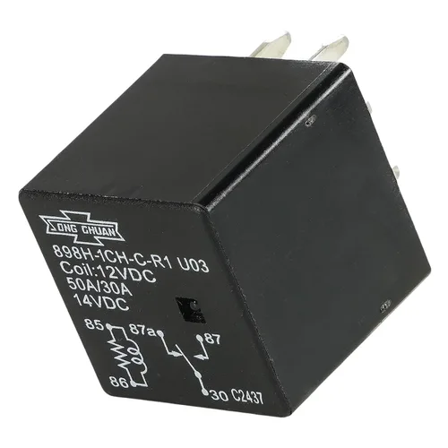 Vista 6 de 898H-1CH-C-R1 U03 12VDC 50A Mini 280 Relé automotriz con flujo SPDT apretado 5 pines