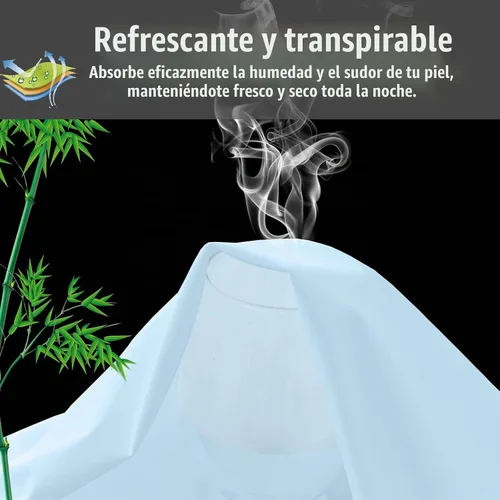 Vista 4 de Fundas de almohada tamaño estándar paquete de 2, fundas de almohada de rayón de bambú refrescantes con cierre de sobre, fundas de almohada frescas