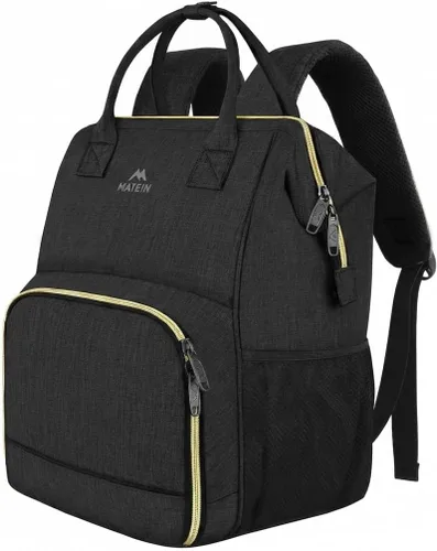Vista 12 de MATEIN Insulated Lunch Backpack for Women, 15.6 Inch Laptop Backpack, Grey Gris