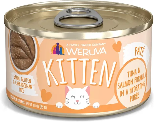 Vista 16 de Weruva Fórmula de gatito, pollo y calabaza en salsa, lata de 3 onzas (paquete de 12)