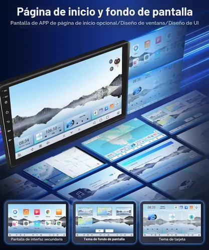 Vista 9 de 8Core4+64G Estéreo de coche para Toyota Avalon 2006-2010 Wireless CarPlay/Android Auto Android Radio con Qualcomm 9 pulgadas IPS pantalla táctil