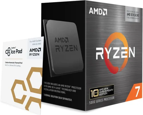 Vista 3 de AMD Procesador de escritorio Ryzen 7 5800X3D de 8 núcleos y 16 hilos con tecnología AMD 3D V-Cache