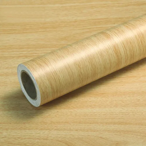 Vista 2 de Walldecor1 - Papel de contacto de grano de madera autoadhesivo para armarios, estantes, cajones, madera de arce sintética texturizada, papel