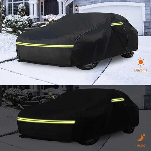 Vista 5 de Cubiertas impermeables para auto reemplazables para Nissan 350Z 2003-2009, 6 capas con forro interior de algodón, cubiertas personalizadas
