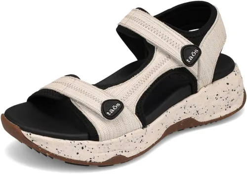 Vista 8 de Taos Calzado Super Side Sandalia para mujer verde azulado (Teal Emboss)