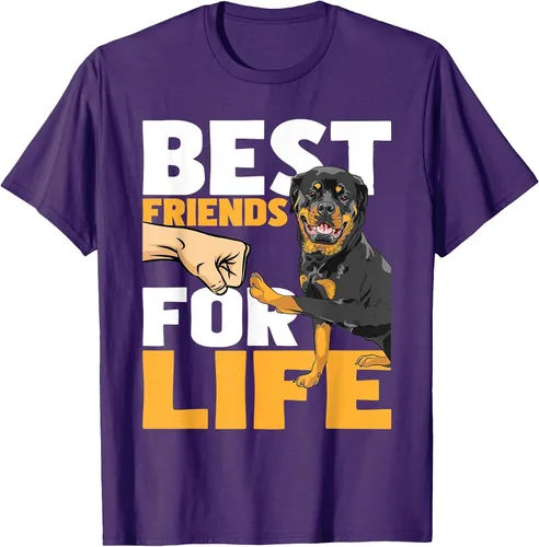 Vista 59 de Best Friends for Life - Rottweiler Animal Dog Lover Breeder T-Shirt