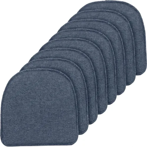 Vista 118 de Klear Vu Raindrop The Gripper - Cojines antideslizantes para silla, suaves y cómodos, almohadillas para asiento, almohadón para cocina, comedor u